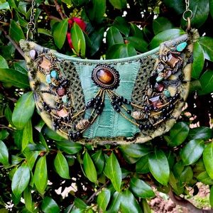 Mary Francis Collectible Vintage 80’s one of a kind clutch purse